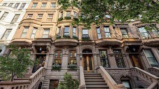 TOURING an OPULENT NYC BROWNSTONE w an INDOOR POOL w RYAN SERHANT |45 W 70th St| SERHANT. Signature