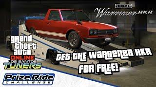 HOW TO GET THE WARRENER HKR FOR FREE! *PRIZE RIDE CHALLENGE* (GTA 5 ONLINE TUNERS DLC)