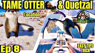 TAME OTTER AND QUETZAL || EP #8 ARK RAGNAROK LOCATION #ark #arkmobile