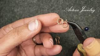 Quick & Easy Chainmail Earrings, Beginner Friendly Jump Ring Chain Mail, 5 minute Wire Wrap Tutorial