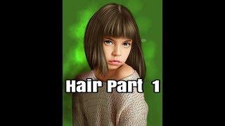 Tutorial Hair part 1 (autodesk sketchbook via andro)