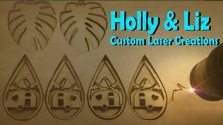Custom Laser Creations: Wood Jewelry // Holly and Liz