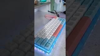 ૮꒰ ˶• ༝ •˶꒱ა unboxing the akko acr61 with jelly blue switches #unboxing #keyboardasmr