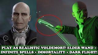 Play as VOLDEMORT (Elder Wand, Infinite Avada Kedavra, Dark Flight, Immortality)! Hogwarts Legacy