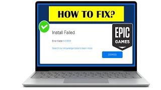 Fix Epic Games Error Code II E1003 On Windows