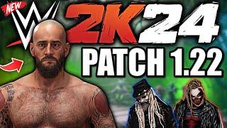 WWE 2k24 DLC PATCH 1.22 is a HUGE update with EPIC surprises added