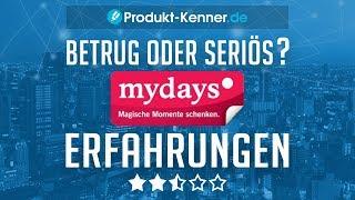 [FAZIT] mydays Erfahrungen + Review | mydays Geschenkideen im TEST! Über 14.000 Erlebnisse!