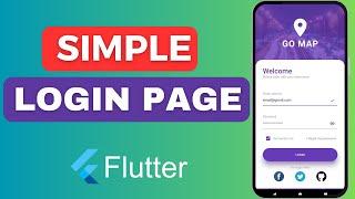 Simple Login Page |  Flutter UI Speed Code | 2024