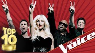 THE VOICE USA!  TOP 10 FEMALE BLIND AUDITIONS OF ALL TIME!!!