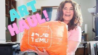 Art Haul- The Best Art Supplies on Temu!