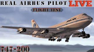 Felis 747-200 | Stalling a 747 | Flight TEST with REAL Airbus Pilot