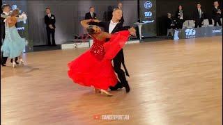 Yaroslav Kiselev - Sofia Philipchuk | Slow Foxtrot | WDSF European Ch. Youth 10 Dance - Brno 2020