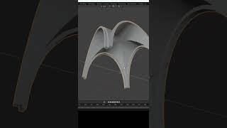 Model Gothic Arches Blender tutorial