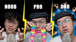 [ASMR] NOOB VS PRO VS GOD