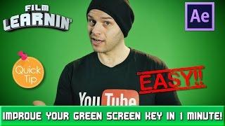 Improve Your Green Screen Key in less than 1 Minute! | Film Learnin