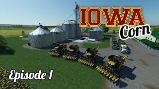 BIG Corn Harvest in Iowa - Flint Hills US Map - Farming Simulator 19