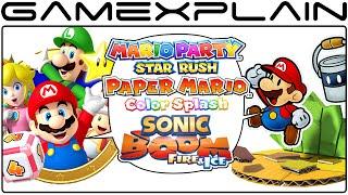 Nintendo Preview Event Discussion: Mario Party: Star Rush, Color Splash, Sonic Fire & Ice, DQVII