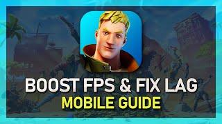 Fix Lag in Fortnite Mobile Android & iOS - Fix FPS Drops