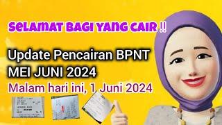 KABAR BAHAGIA KPM BPNT, Update Malam ini Pencairan BPNT Mei Juni 2024 Simak Selengkapnya‼️#bpntcair