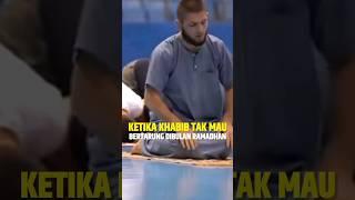 ketika khabib lebih mementingkan agama daripada pertarungan nya