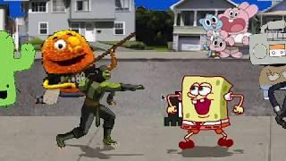 MUGEN -  All X Rays on MadoldCrow1105 Spongebob