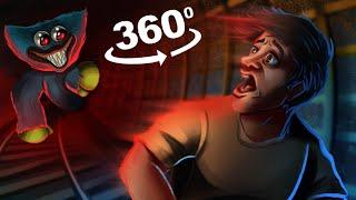 360 Video | Poppy Playtime Huggy Wuggy VR - Huggy Wuggy in REAL LIFE 360 Animation 360 Video