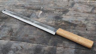 DIY Knife Ax Froe for Firewood Kindling Splitter