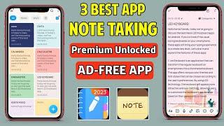 3 Best NOTE TAKING Apps For Android