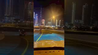 Night driving in Dubai #dubai #ytshorts #luxury #uae #dubaivlog #dubaicity