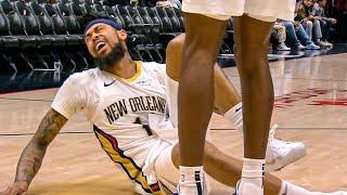 Brandon Ingram HELPED Off the Court After SCARY Ankle Injury 