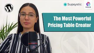 Best WordPress Pricing Table Maker Plugin - Supsystic