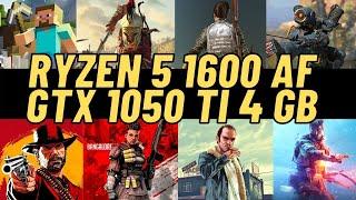 RYZEN 5 1600 AF GTX 1050 TI in 12 GAMES