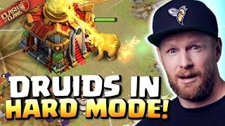 PROs play Hard Mode and use DRUIDS for the FIRST TIME! Clash of Clans Esports