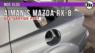 Aiman's Mazda RX-8 Restoration Part 1 | MDG Vlog #mazda #rx8 #rotary #paint #restoration #mazdaspeed