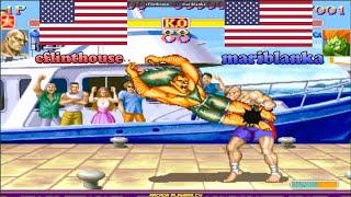 Super Street Fighter 2 Turbo  cflinthouse (Usa) vs mariblanka (Usa) 슈퍼 스트리트 파이터 2 터보