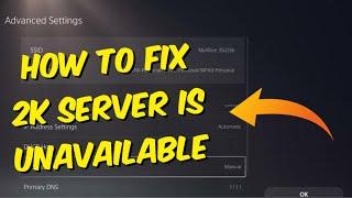 How To Fix 2K Sports Server Is Unavailable At This Time NBA 2K24