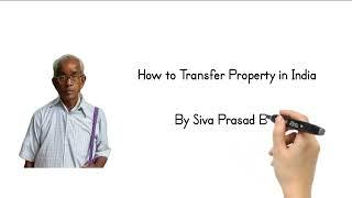 Laws for transfer of Property in India