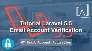 Laravel Email Verification - 07 Email Account Activation in Laravel 5.5