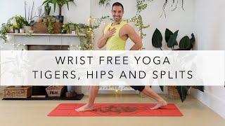 Hand and Wrist Free Yoga for Tight Hips and Splits: Vinyasa and Tai Chi Flow