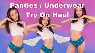 4K Panties Underwear Try On Haul by Ora Lynae