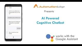 AutomationEdge Virtual Assistant   for AI Powered Cognitive Chatbot