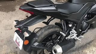 Yamaha r15 v3 bs6 stock exhaust sound.