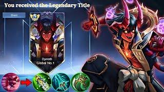 GLOBAL DYRROTH NEW HYPER 1 SHOT - THIS BUILD WILL MAKE YOU A META DESTROYER IN EXP LANE