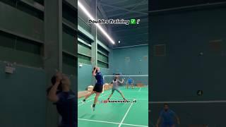 Doubles rotation  #badminton #badmintonlovers #badmintonplayer #badmintontraining #sports