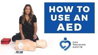 How to Use AED (Automated External Defibrillator) - CPR Training Austin