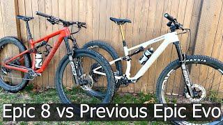 NEW Specialized Epic 8 vs OLD Specialized Epic EVO