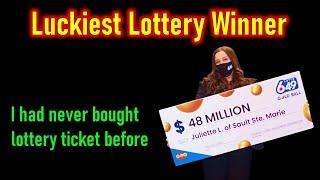 I Won $48 Million Lottery Jackpot with my First Lottery Ticket