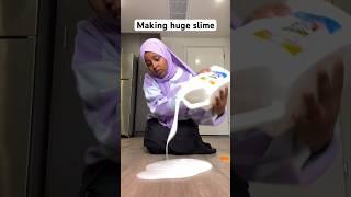 Making huge slime #slime #asmr #shorts