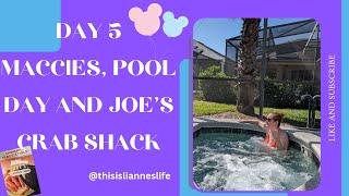 Disney World Florida Vlog Day 5 | McDonalds | Pool Day | Joe's Crab Shack | Cold Stone Creamery