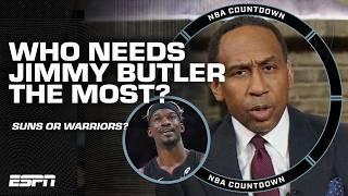 Stephen A.: The Suns NEED Jimmy Butler more than the Warriors do! | NBA Countdown